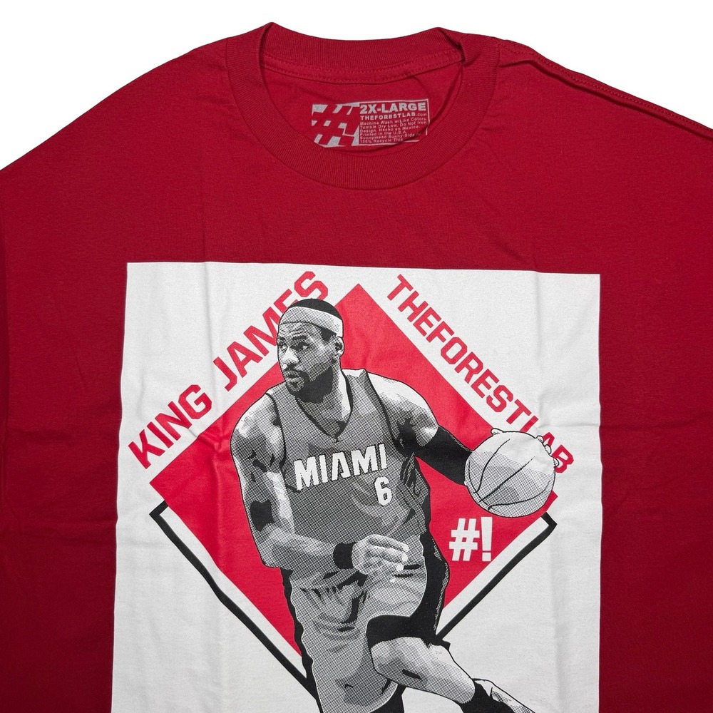 LeBron James - Miami Heat x The Forest Lab baseball shirt